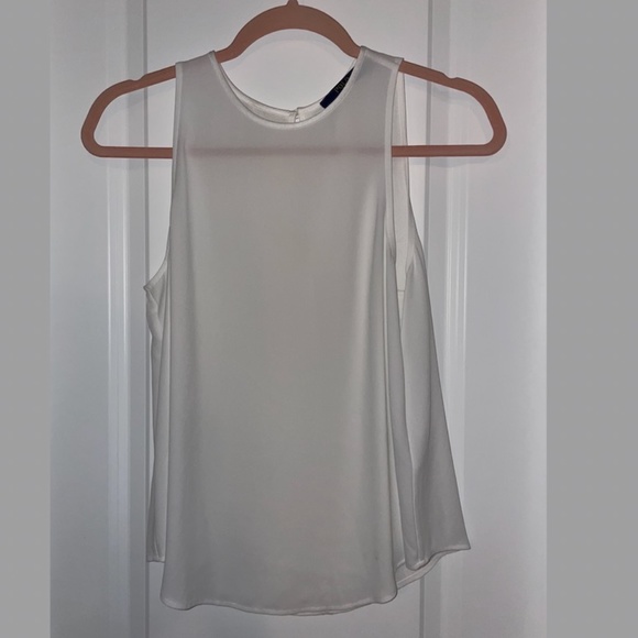 Polo Ralph Lauren White Blouse Tank Top - Picture 1 of 1